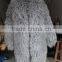 Fashion Design Sheep Fur Coat Genuine Women Popular Mongolian Lamb Fur Coat