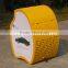 Metal outdoor litter bin advertising waste bin