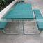 Outdoor table with umbrella hole outdoor pinic table