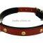 New Dog Leather Harness With Spikes Genuine Leather Dog Harness