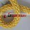 Dawson 8 strands yellow polypropylene rope for marine