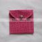 2015 new suede button jewelry pouch bag