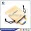 Fashion style high end suede ring bag with button closure