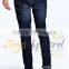 Zega Apparel wholesale designer italy cool man black denim jeans with bottom folded