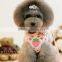 lovely pet/dog harnesses, small dog harnesses, strawberry dog harnesses with matching leashes