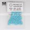 wholesale cheap price 1.25mm round machine cut turquoise nano gemstone