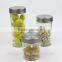 Classical Kitchen Use Glass Storage Jar with Metal Screw Lid