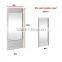 1 face silver stainless steel frame mirrors station M817
