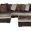 American Style Genuine Leather Corner Sofa Set with Ottoman for Australia