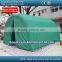 6.8m Inflatable tunnel tent with door inflatable car garage tent outdoor inflatable party tent with CE blower