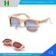 Hot sale new style natural UV400 polarized bamoo wooden sunglasses with custom logo