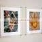 wall mount plexiglass frame