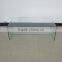 New design clear tempered glass top coffee table