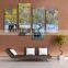 Multi-panel forest canvas painting scenery picture