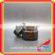 Fast selling amber glass cream jar with skin care jar