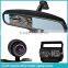 Car Rearview Mirror With Parking Sensor And Camera