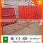 Orange Color Plastic Coated Temporary Fence Construction Site Fence