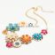 Top Quality Luxury Flower Choker Vintage Pendant Statement Necklace Women Necklaces & Pendants Fashion Necklaces for Women 2014