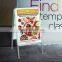 Durable aluminum sandwich board sign frame snap frame for advertising
