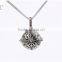 Snow Flake Pattern Essential Oil Diffuser Aromatherapy Locket Necklace for wholesales