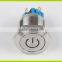 25mm LED Power symbol Push Button Waterproof switch