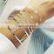 Temporary gold metal flash body sticker tattoo