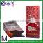 Herbal bags tea packaging pouch black pack vacuum back sealed tea bag