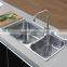 Double bowl 304 stainless steel kitchen basin