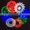 New product dancing floor light RGBW 8Heads Gobo LED Light