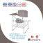 (Furniture)Plastic seat and back with wooden writing pad /tablet ,School furniture