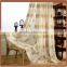 home decoration poly cotton embroidery window curtain / window drapes
