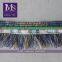 6.3cm polyester fringe tassel, Woolen fringe trimming with Jacquard, decorative Jacquard tape for garment