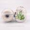 Flower Printed Porcelain Egg Shaker Ceramic Salt And Pepper Shakers
