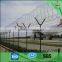 Airport security chain link fencing