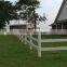 farm fence pvc vinyl white color 3rails horse fence