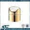 Accept Custom Order and PP Plastic Type gold disc top cap
