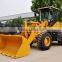 2 ton front wheel loader for sale YN926 adopt YTO engine 1.1cbm bucket capacity