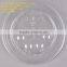 12-24 oz. Clear Flat Plastic Lid with Straw Slot, High-quality cold drink lids
