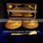 Gold plated gift item beautiful kitchen accessory gold plated bowls set