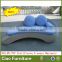 Beach lounge chair garden rattan sun lounger