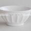 Stoneware Solid Color Ribbed Bowl,ceramic Glaze Promotional Bowl,bowl With Relief