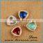 Decorative DIY glass stone jewelry facted colored glass cut stones