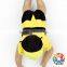 Toddler Children Lovely Bee 2Pcs Swimsuit Black And Yellow Stripe Kids Swimwear