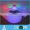 PE Material Plastic LED rechargeable chair sofa long safa