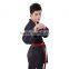 OEM black taekwondo uniform, custom taekwondo uniform, blue taekwondo uniform