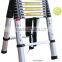 2015 hot sell equilateral aluminum telescopic ladder
