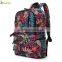 fashion outdoor waterproof nylon printed backpack 2016