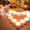 2017 new Rechargeable usb 1500mah romantic love heart shape led night light