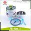 600ml One Layer Round Shape Heated Bento New Stackable Stainless Steel Lunch Box
