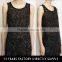 crocheted vest pattern ladies black vest sleeveless tops